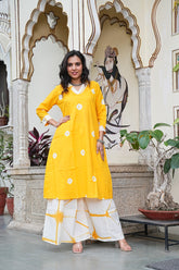 SUNSHINE YELLOW KURTA SET