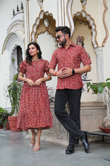 BAGRU PRINTED COUPLE SET