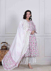 PHOOLKARI BAGEECHA – A BLOOM IN BLUSH 3 PIECE SUIT SET