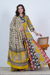 RANGTARA – MULTICOLOR HAND BLOCK PRINTED LEHENGA SET
