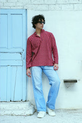 RANGREZA RED - MEN’S COTTON SHIRT