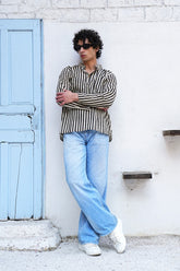 MIDNIGHT STRIPE MEN’S KURTA