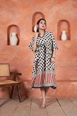 CHAND BINDI – HANDCRAFTED KAFTAAN DRESS