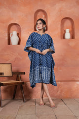 NEEL AANGAN – HANDCRAFTED KAFTAAN DRESS