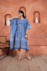 NEEL VAANI – HANDCRAFTED KAFTAAN DRESS
