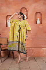 SURYA LEHRA – HANDCRAFTED KAFTAAN DRESS