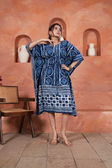NEEL VRITTA – HANDCRAFTED KAFTAAN DRESS