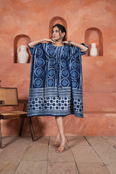 NEEL VRITTA – HANDCRAFTED KAFTAAN DRESS