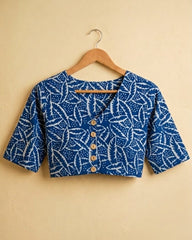 NEEL PATRA – HAND BLOCK PRINTED COTTON CROP TOP