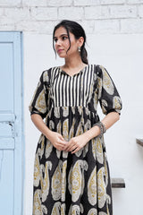 SHYAM REKHA – HAND BLOCK PRINTED COTTON DRESS