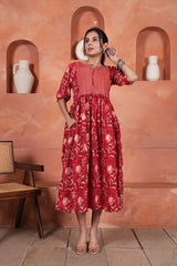 LAAL PUSHPA VATIKA – SUMMER BLOOM DRESS
