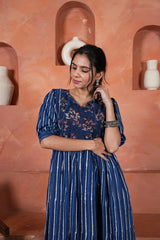 MEHR NEEL – HAND BLOCK PRINTED COTTON DRESS
