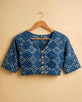 AMBAR BINDU – HAND BLOCK PRINTED COTTON CROP TOP