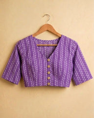 GULRANG REKHA – HAND BLOCK PRINTED COTTON CROP TOP