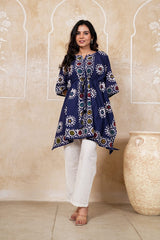 NEEL AABHA BATIK – HANDCRAFTED KAFTAN CO-ORD SET