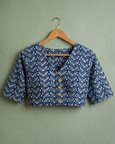 NEEL VANIKA – HAND BLOCK PRINTED COTTON CROP TOP