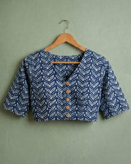 NEEL VANIKA – HAND BLOCK PRINTED COTTON CROP TOP