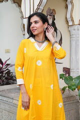 SUNSHINE YELLOW KURTA SET