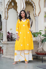 SUNSHINE YELLOW KURTA SET