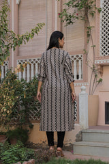 KASHISH BLOCK PRINTED STRAIGHT KURTI