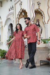 BAGRU PRINTED  COUPLE SET
