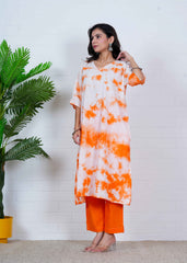SURYALAHARI – TIE & DYE OVERSIZE KURTI SET