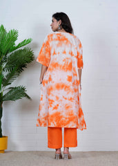SURYALAHARI – TIE & DYE OVERSIZE KURTI SET