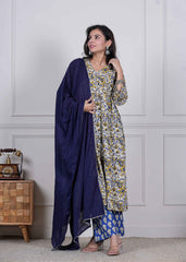 SUNEHRI NAZAARE – MUSTARD GARDEN 3 PIECE SET