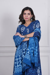 NEELIKA – MIDNIGHT HUES INDGO 3 PIECE SET