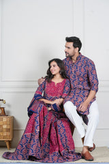 RANGRAAG B HANDBLOCK COUPLE SET