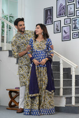 NeelKanth -  Handblock Couple Set