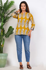 MUSTARD RAJVANSHI - COTTON TOP