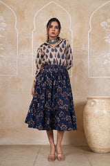NEEL VARNIKA – BLOOM TWIRL DRESS