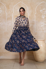 NEEL VARNIKA – BLOOM TWIRL DRESS