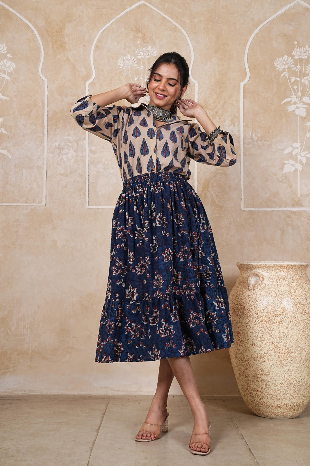 NEEL VARNIKA – BLOOM TWIRL DRESS