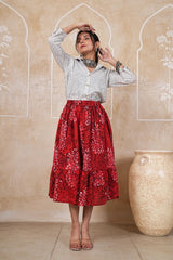 RAKT VARNIKA – BLOOM TWIRL DRESS