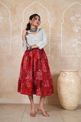 RAKT VARNIKA – BLOOM TWIRL DRESS