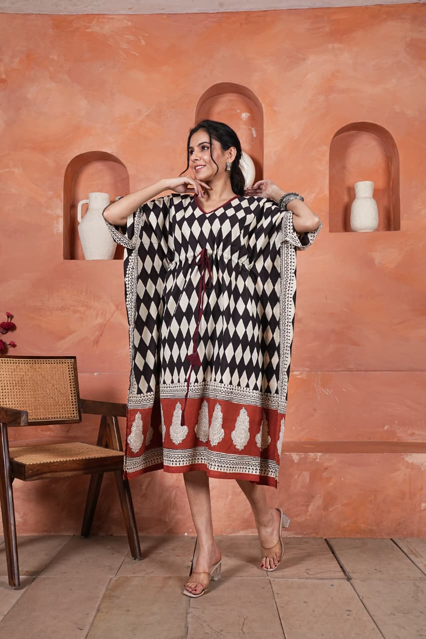 KAALA CHITRA – HANDCRAFTED KAFTAAN DRESS