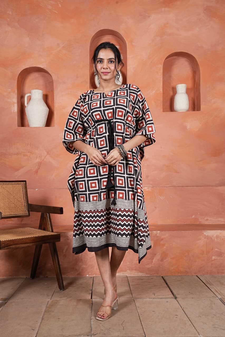 RANG AZRA – HANDCRAFTED KAFTAAN DRESS