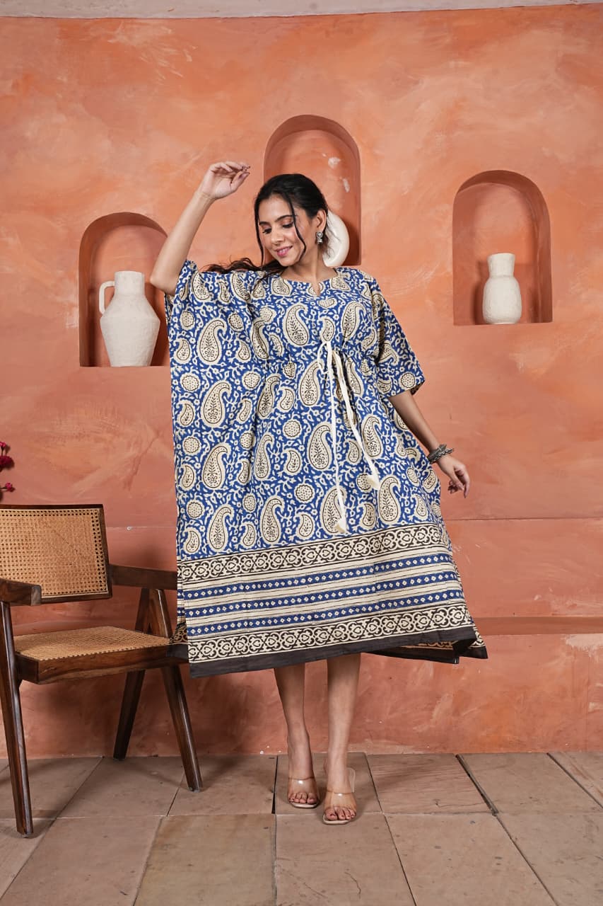NEEL TARANG – HANDCRAFTED KAFTAAN DRESS