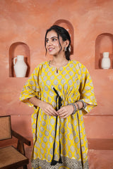 SURYA LEHRA – HANDCRAFTED KAFTAAN DRESS