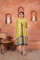 SURYA LEHRA – HANDCRAFTED KAFTAAN DRESS