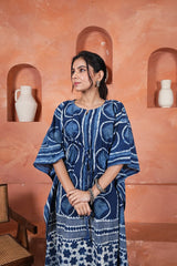 NEEL VRITTA – HANDCRAFTED KAFTAAN DRESS
