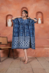 NEEL VRITTA – HANDCRAFTED KAFTAAN DRESS