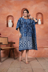NEEL VRITTA – HANDCRAFTED KAFTAAN DRESS
