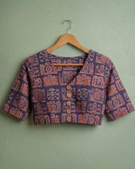 RANG YANTRA – HAND BLOCK PRINTED COTTON CROP TOP