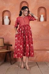 LAAL PUSHPA VATIKA – SUMMER BLOOM DRESS