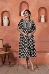 KAALA PANKHI VATIKA – SUMMER FLOW DRESS