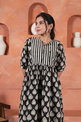 KAALA PANKHI VATIKA – SUMMER FLOW DRESS