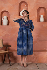 MEHR NEEL – HAND BLOCK PRINTED COTTON DRESS